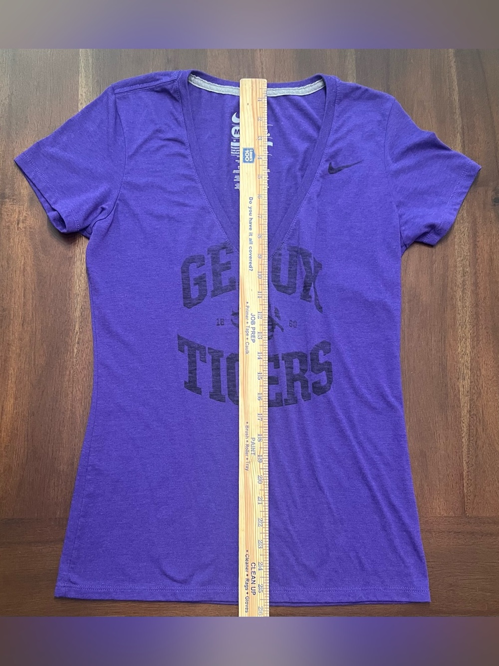 2 FOR 1: Women’s LSU V-Neck Short Sleeve Shirts! Size Medium. 💜💛 - Picture 12 of 14